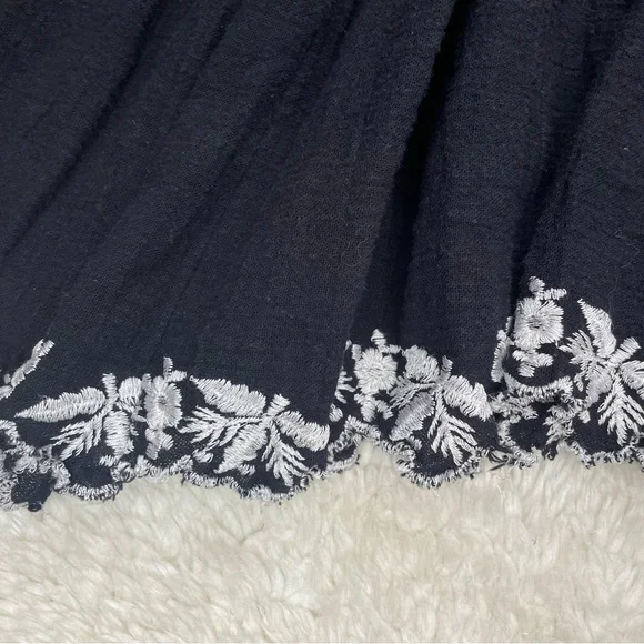 Free People Santiago black white embroidered endless summer mini dress - Picture 10 of 10